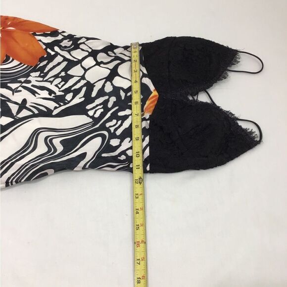 Mary L Couture Floral Silk Slip Dress Flowy Maxi Style Good Condition Size 2 - Picture 10 of 14